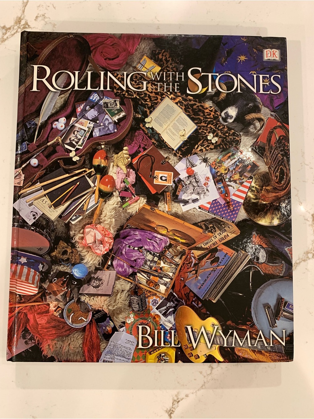 Vintage Book Rolling with the Stones by Bill Wyman  2002, Hardcover .